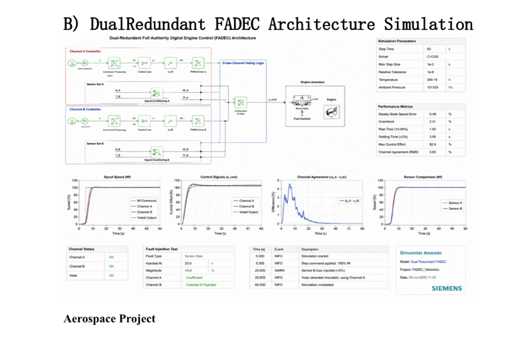 Dual-Redundant FADEC Architecture